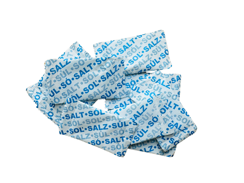 Hygienicky balená soľ